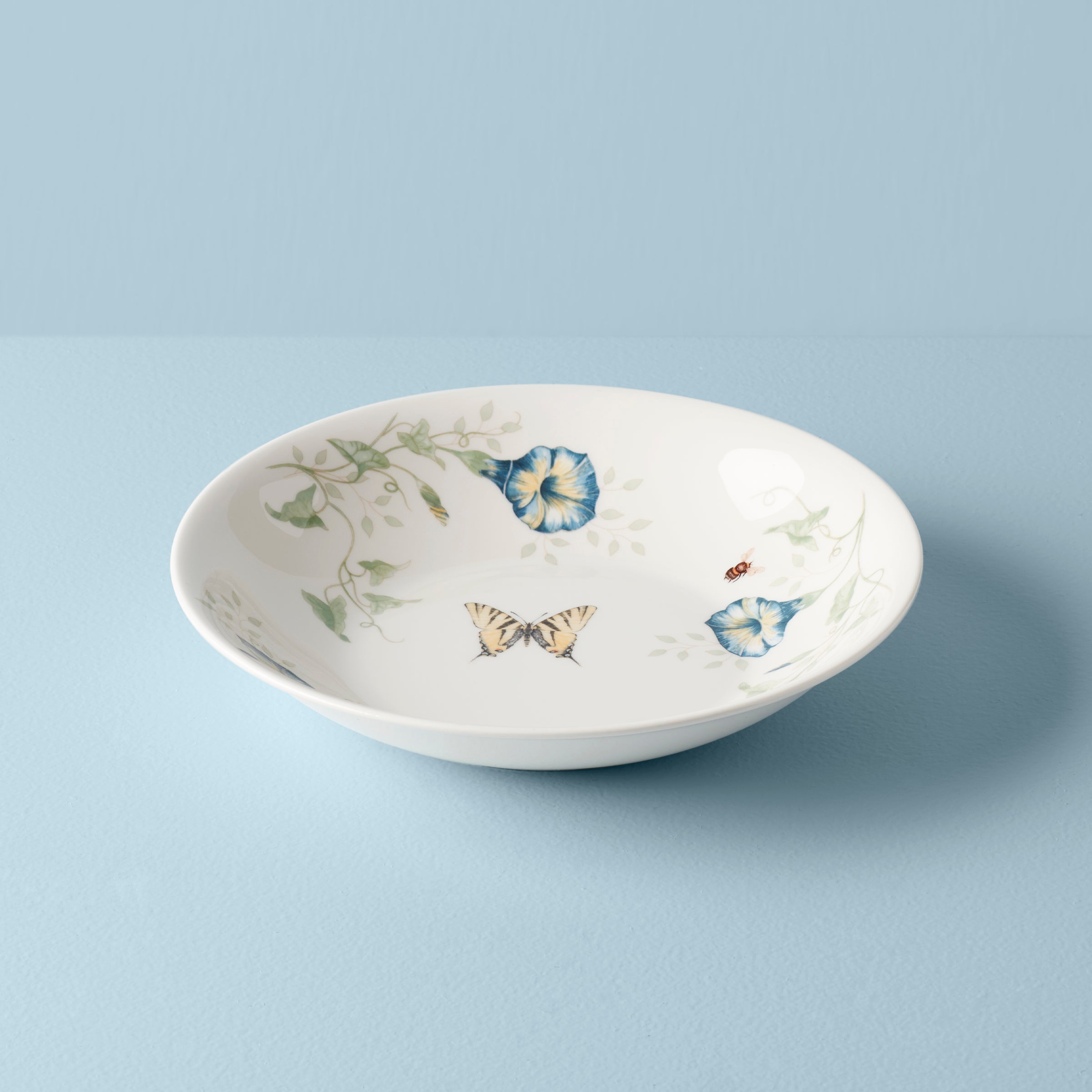 Butterfly Meadow Porcelain Dinner Bowl for Salads & Soups