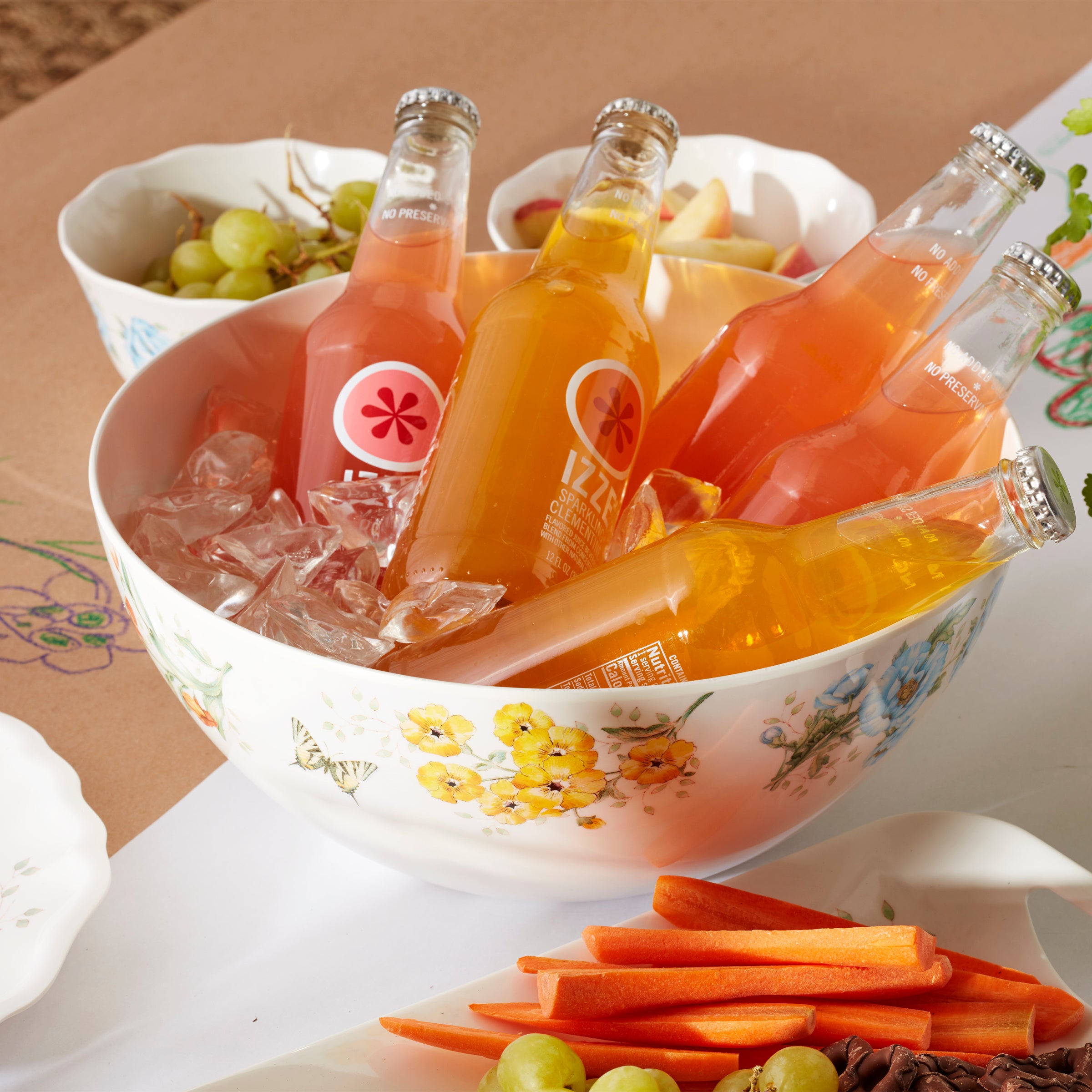 Butterfly Meadow Melamine Serving Bowl - Large, Shatterproof, Dishwasher Safe