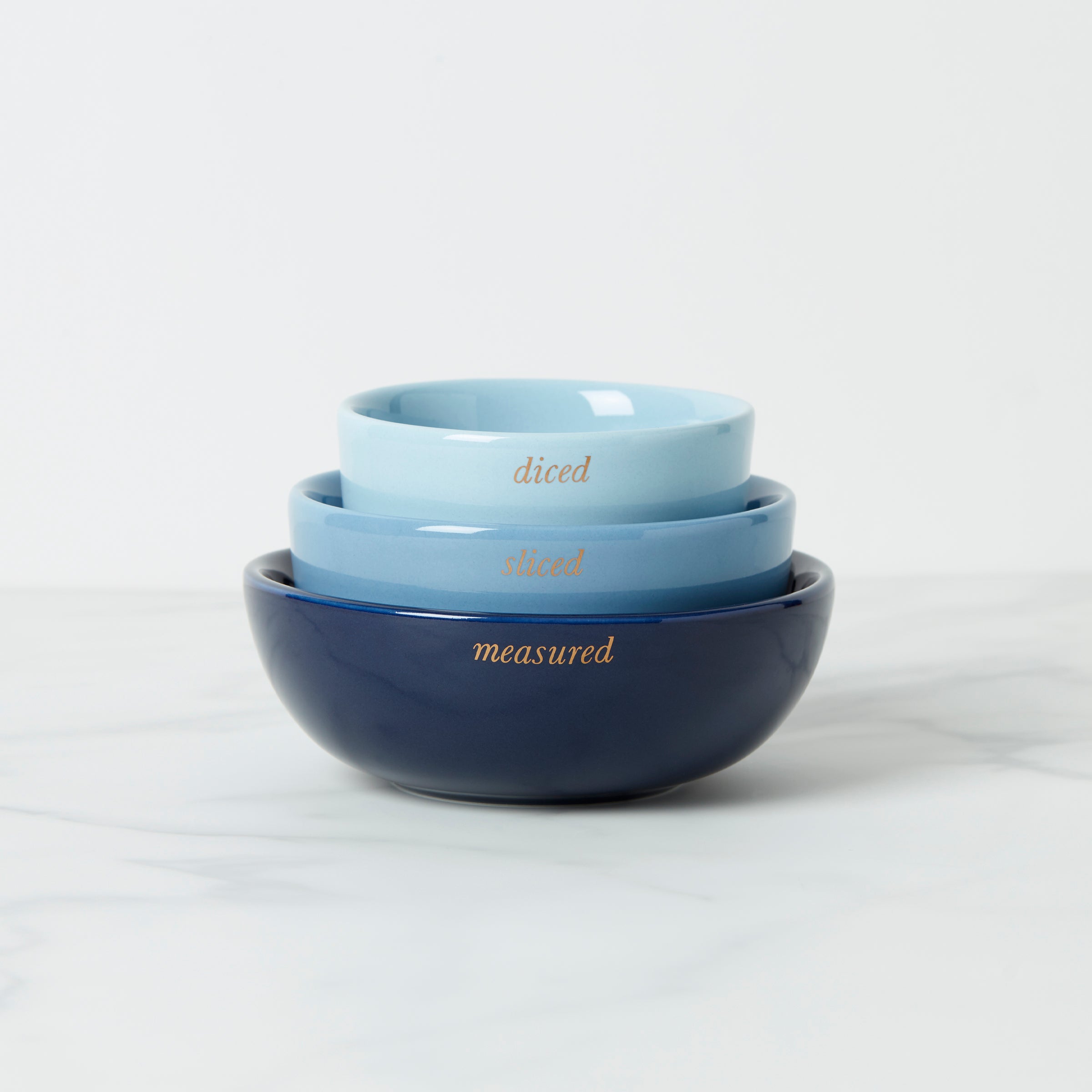 Kate Spade New York Blue Prep Bowls - Set of 3