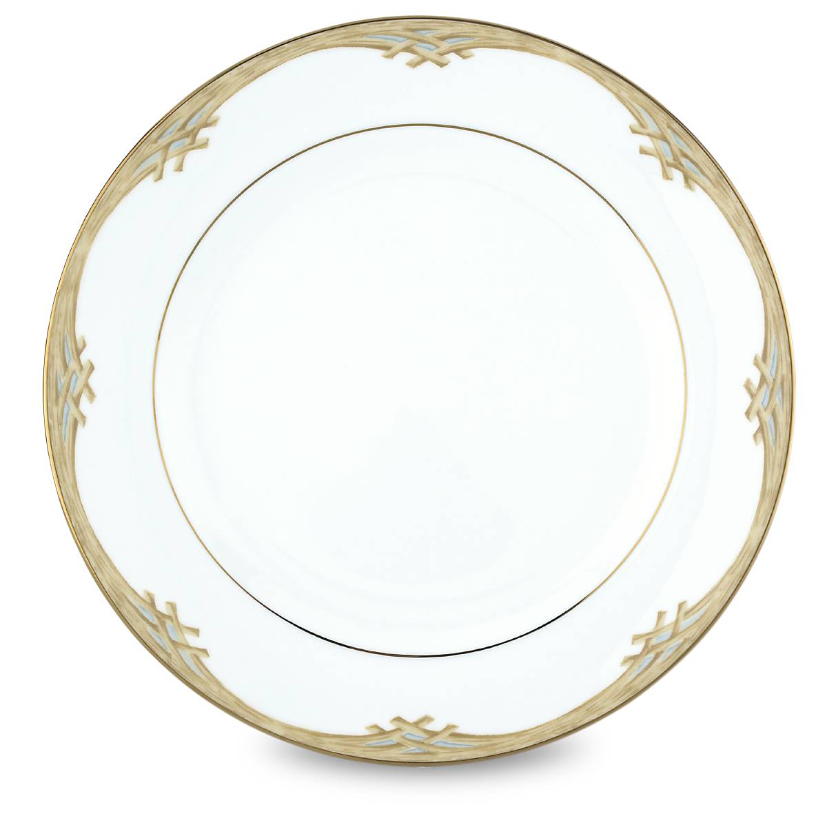 Lenox British Colonial Bamboo Porcelain Dinner Plate