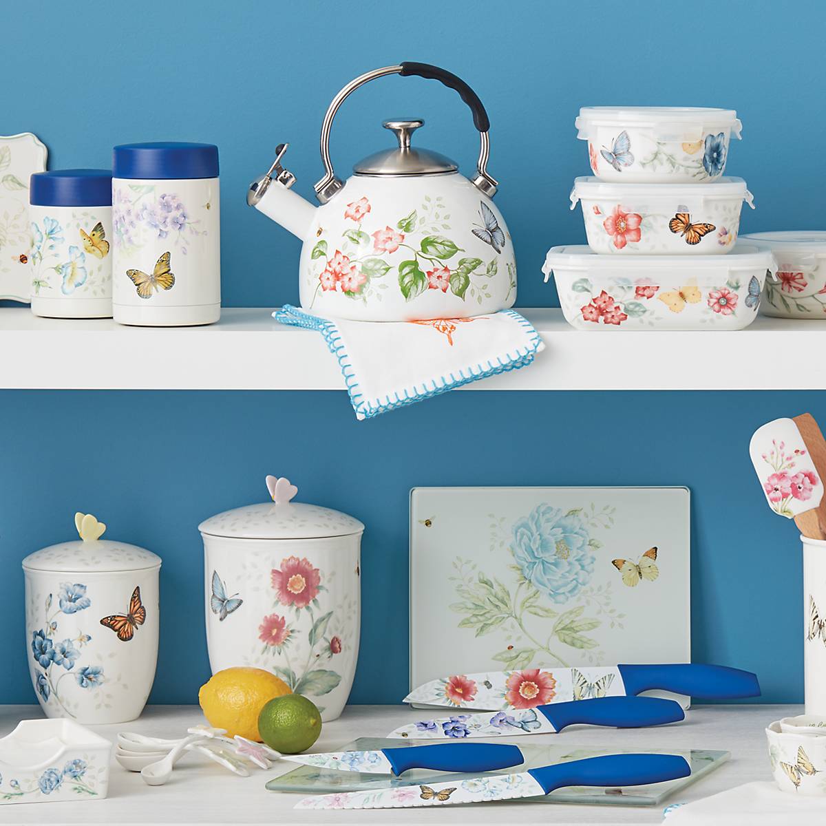 Stainless Steel Butterfly Meadow Insulated Food Container