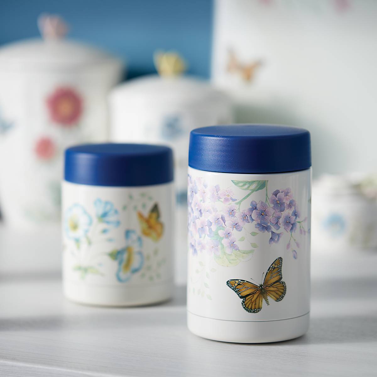 Stainless Steel Butterfly Meadow Insulated Food Container
