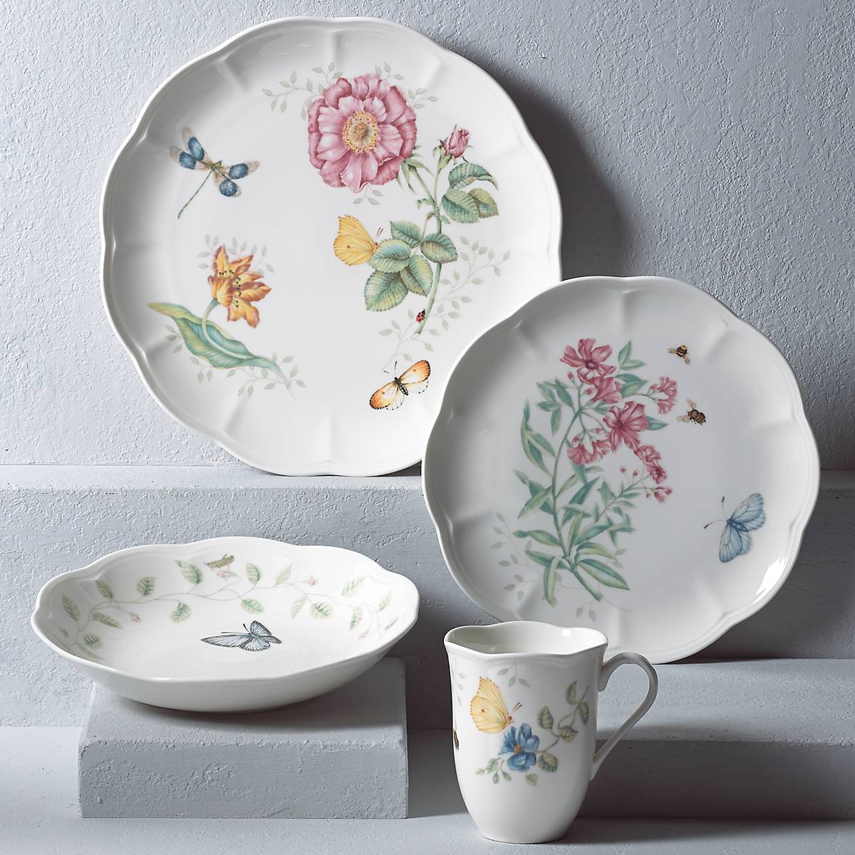 Lenox Butterfly Meadow 4-Piece Porcelain Dinnerware Set