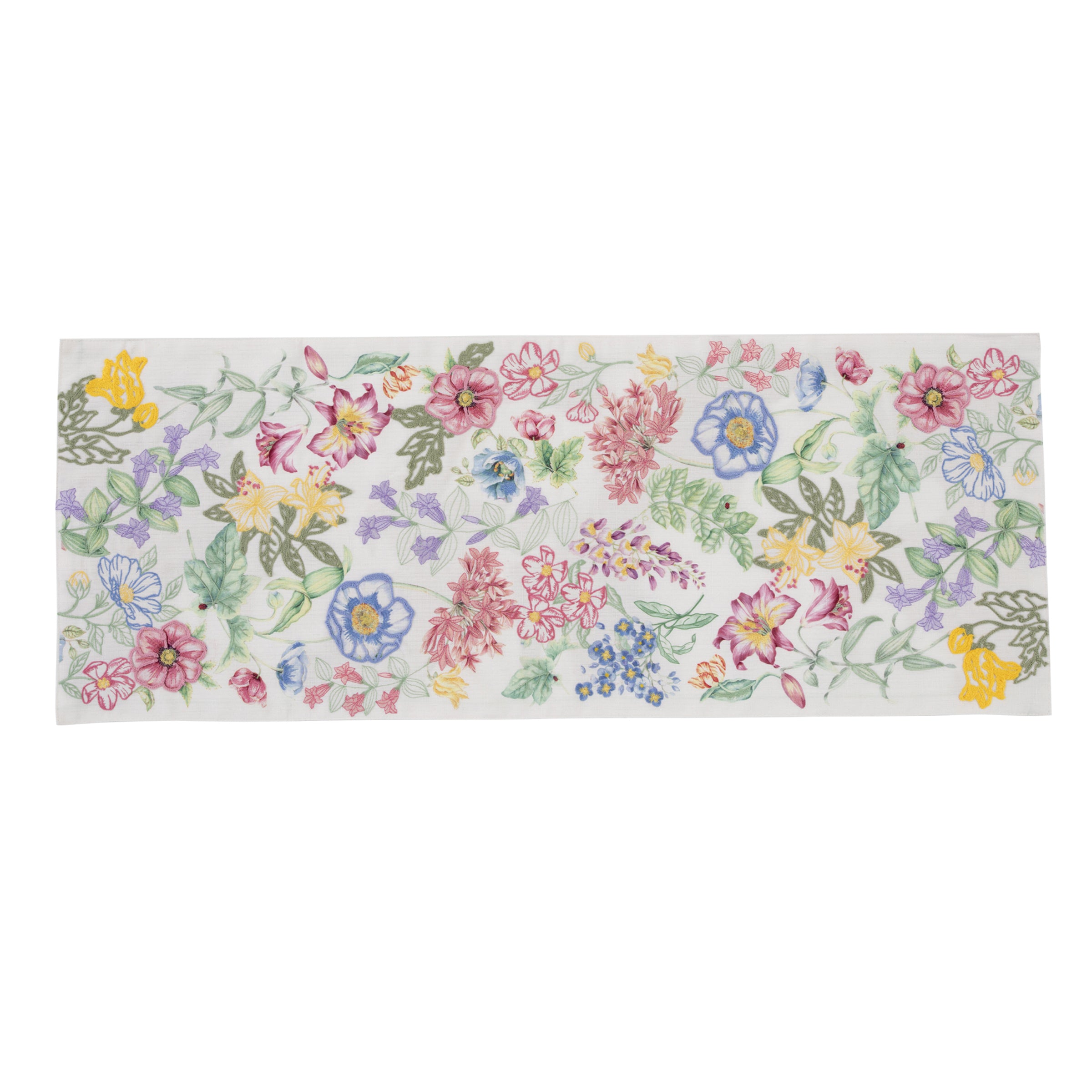 Butterfly Embroidered Table Centerpiece for Garden Parties