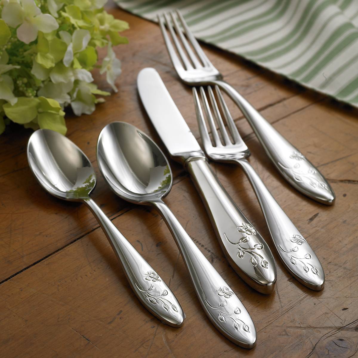 Butterfly Meadow Stainless Steel 5-Piece Cutlery Set