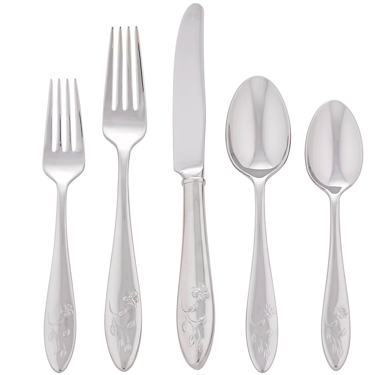 Butterfly Meadow Stainless Steel 5-Piece Cutlery Set