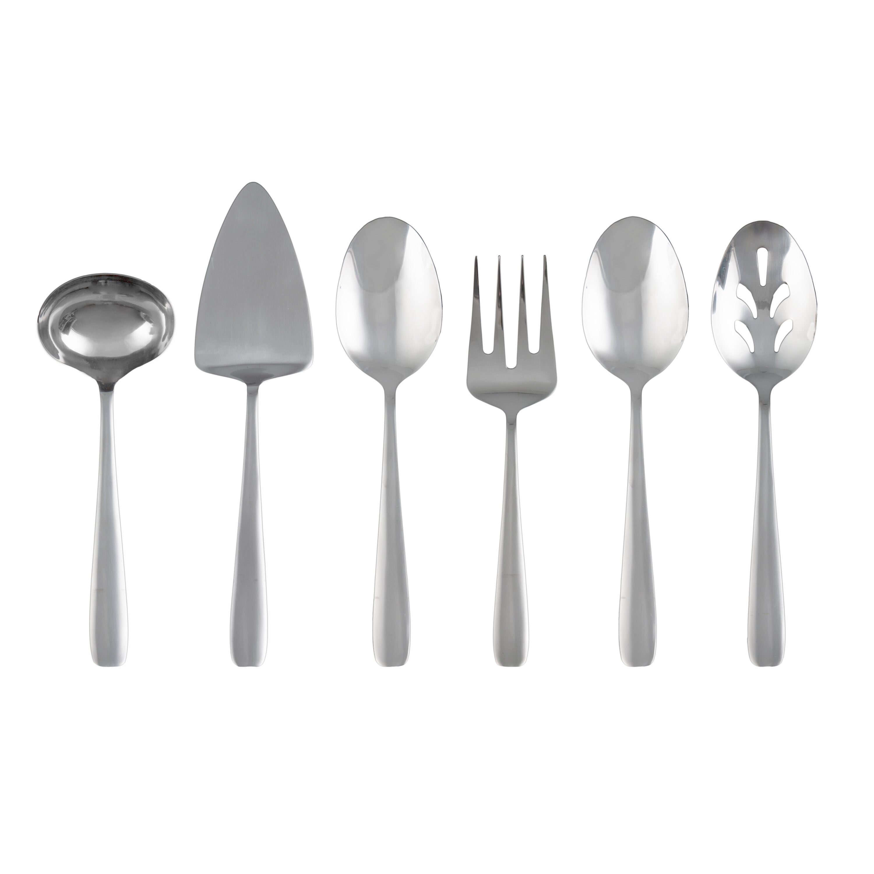 Bourne Mirror Stainless Steel 6-Piece Hostess Serving Set