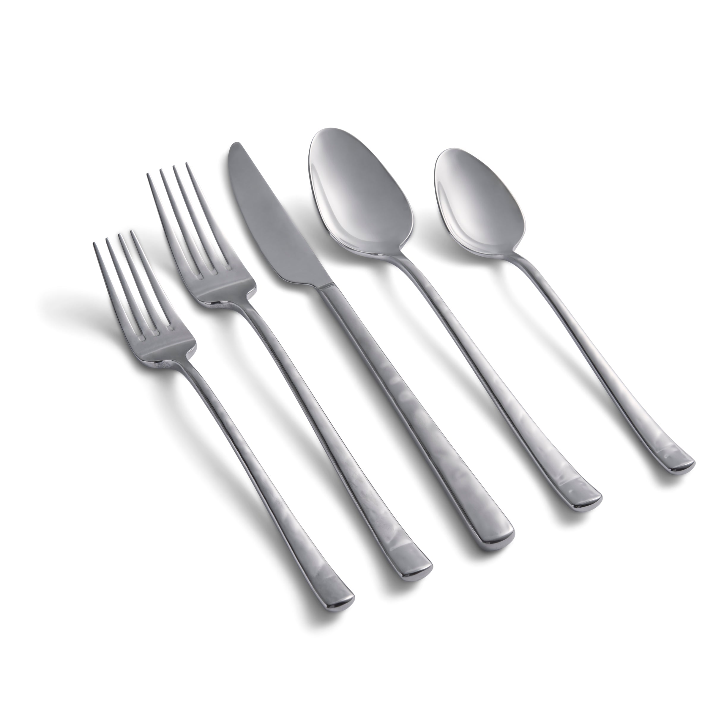Almada Mirror Finish 20-Piece Flatware Set for Elegant Dining