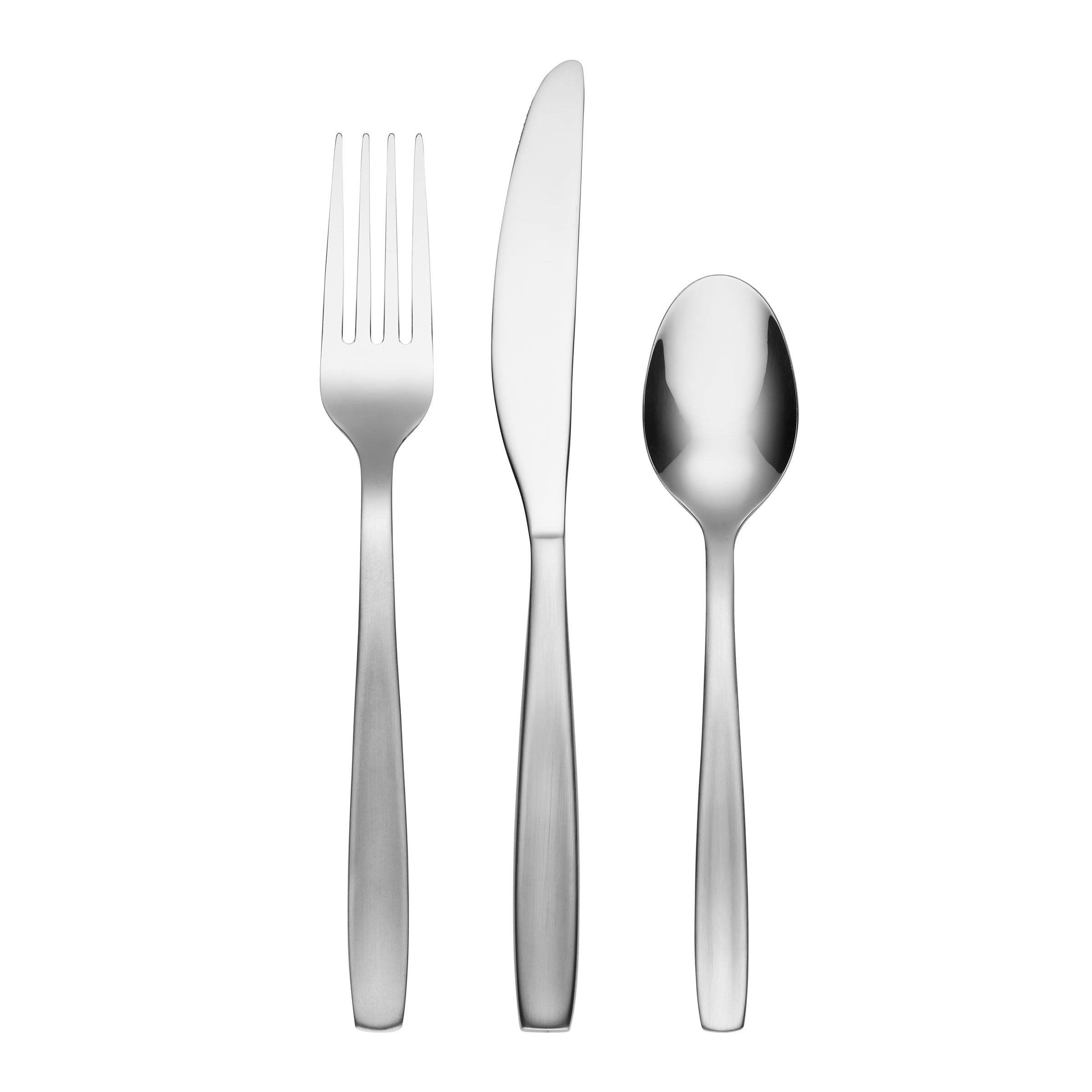 Paulina 6-Piece Satin Flatware Set - Mirror Finish Tableware