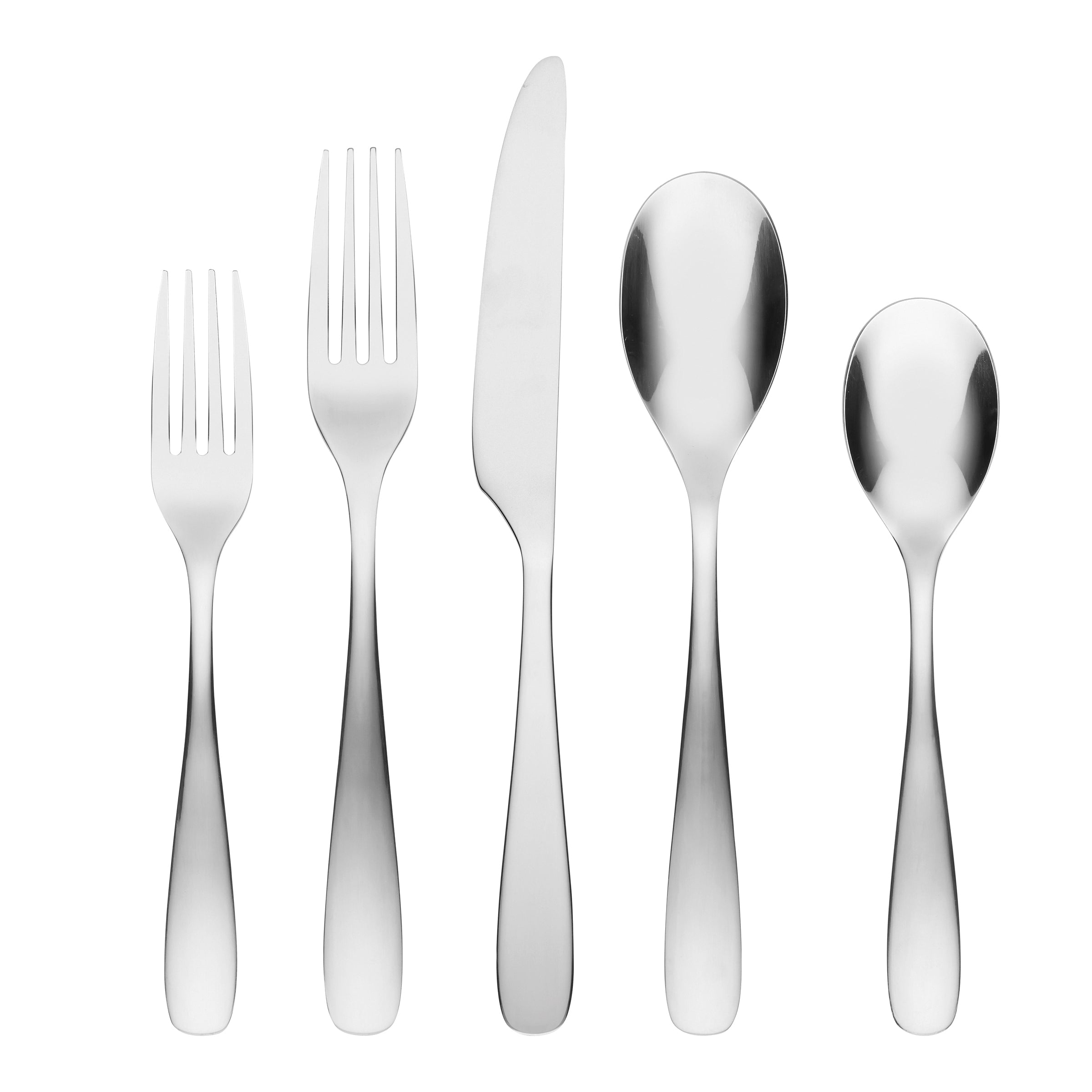 Eliana 20-Piece Flatware Set - Classic Stainless Steel Cutlery